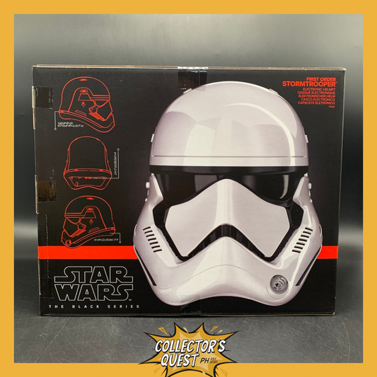 (IN STOCK) Star Wars Black Series The Last Jedi First Order Storm Trooper Premium Collectible Helmet