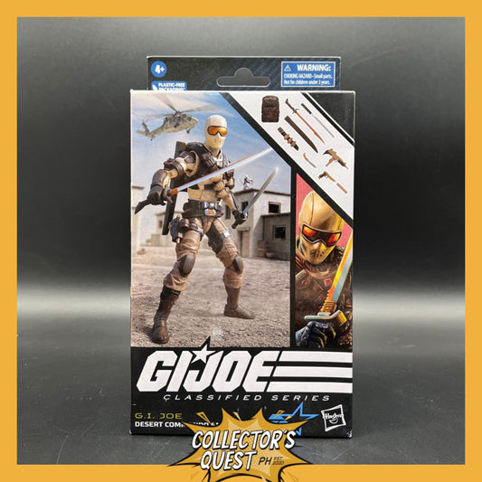 (IN STOCK) G.I. Joe Classified Series Desert Commando Snake Eyes Action Figure