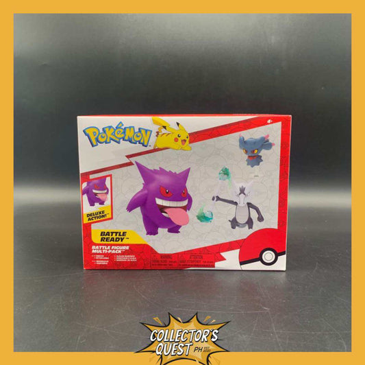 (IN STOCK) Pokemon Battle Figure 3 Pack Misdreavus and Alolan Marowak and Gengar Battle Figure
