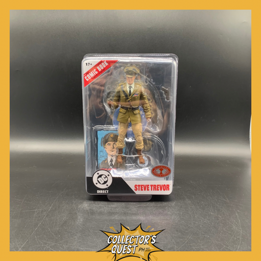 (IN STOCK) Mcfarlane DC Direct Page Punchers Steve Trevor (Wonder Woman #1) (Platinum) Action Figure