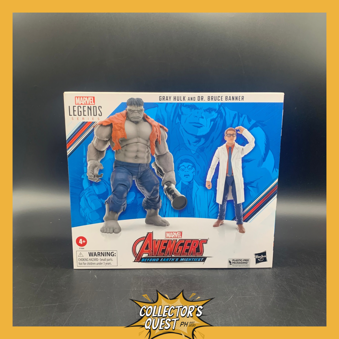 (IN STOCK) Marvel Legends Avengers 60th Anniversary Gray Hulk & Bruce Banner Action Figure