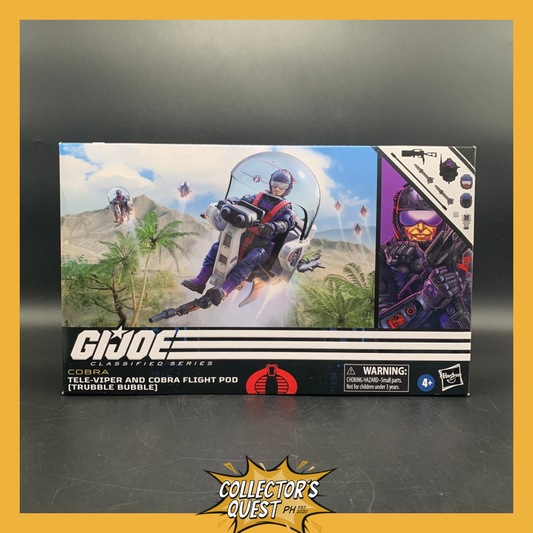 (IN STOCK) G.I. Joe Classified Series Tele-Viper & Cobra Flight Pod (Trubble Bubble)