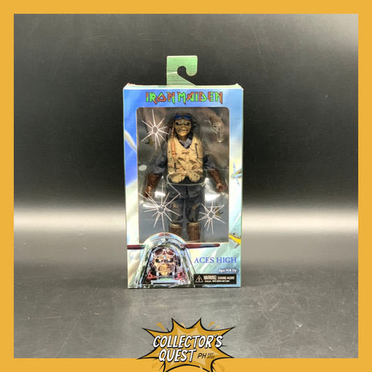 (IN STOCK) NECA Iron Maiden - 8" Clothed Action Figure - Aces High Eddie
