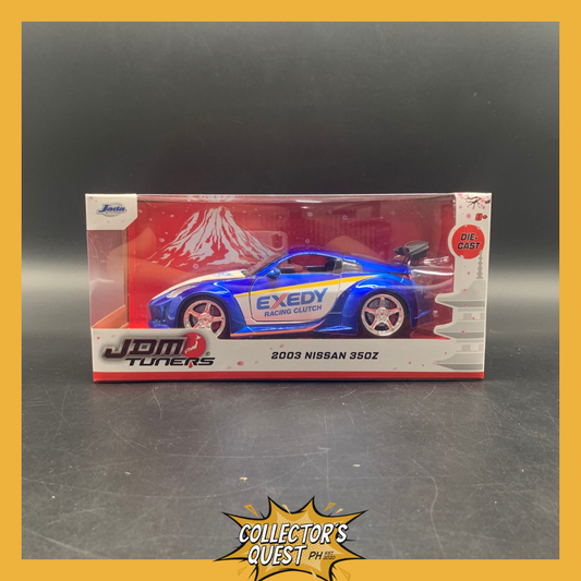 (IN STOCK) JADA TOYS 1:24 Scale JDM Tuners 2003 NISSAN 350Z-Candy Blue Diecast Vehicle
