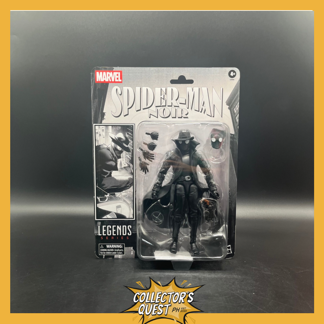 (IN STOCK) Marvel Legends Series Spiderman Retro Carded Spiderman Noir Action Figure
