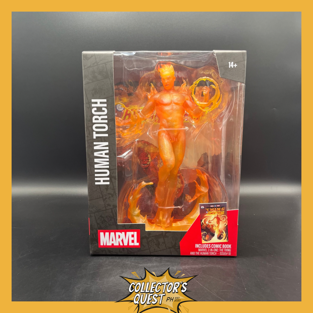 (IN STOCK) Mcfarlane Toys 1/6 Scale Marvel Human Torch (Marvel 2-in-One #10) Posed Statue