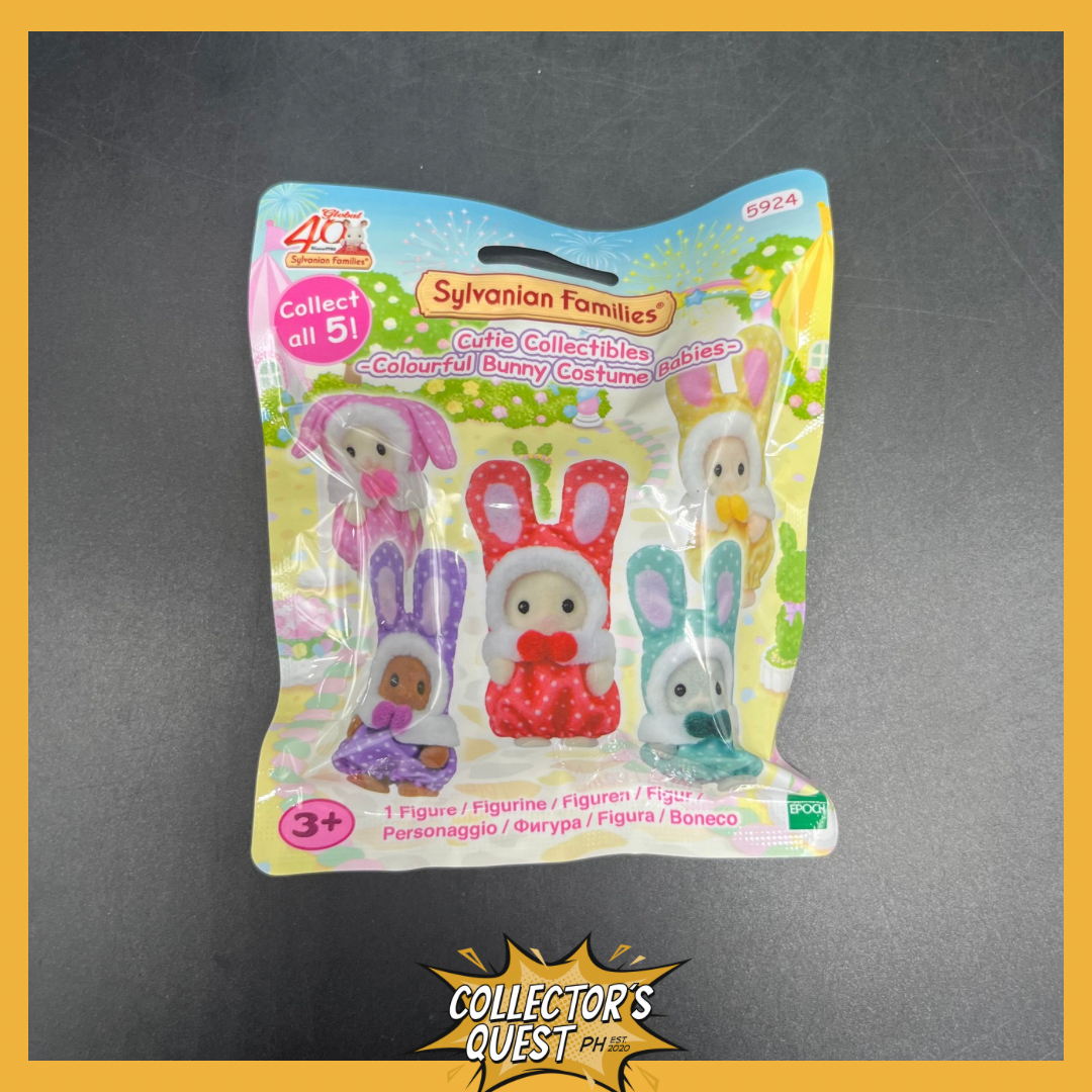 (IN STOCK) Sylvanian Families Cutie Collectibles Colourful Bunny Costume Babies Blind Pack Figure