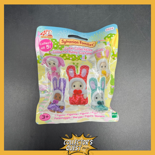 (IN STOCK) Sylvanian Families Cutie Collectibles Colourful Bunny Costume Babies Blind Pack Figure