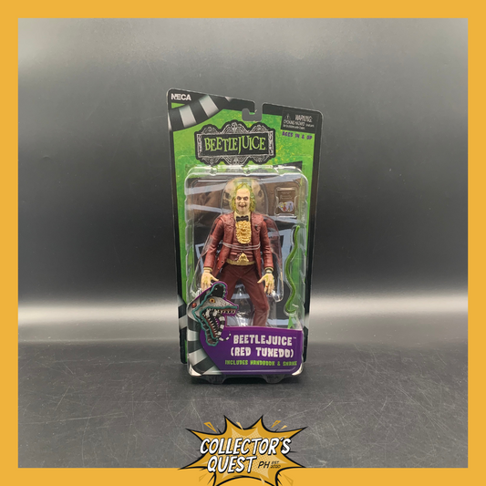 (IN STOCK) Beetlejuice (1988) Red Tuxedo Beetlejuice in Blister Packaging Action Figure