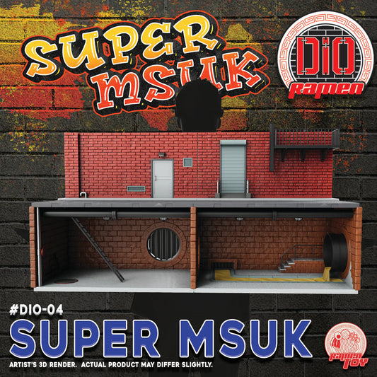 (IN STOCK) Ramen Toys DIO-04 - SUPER MODULAR SEWER UNDERGROUND KOMMAND (SUPER MSUK) 1/12 Scale Diorama Set