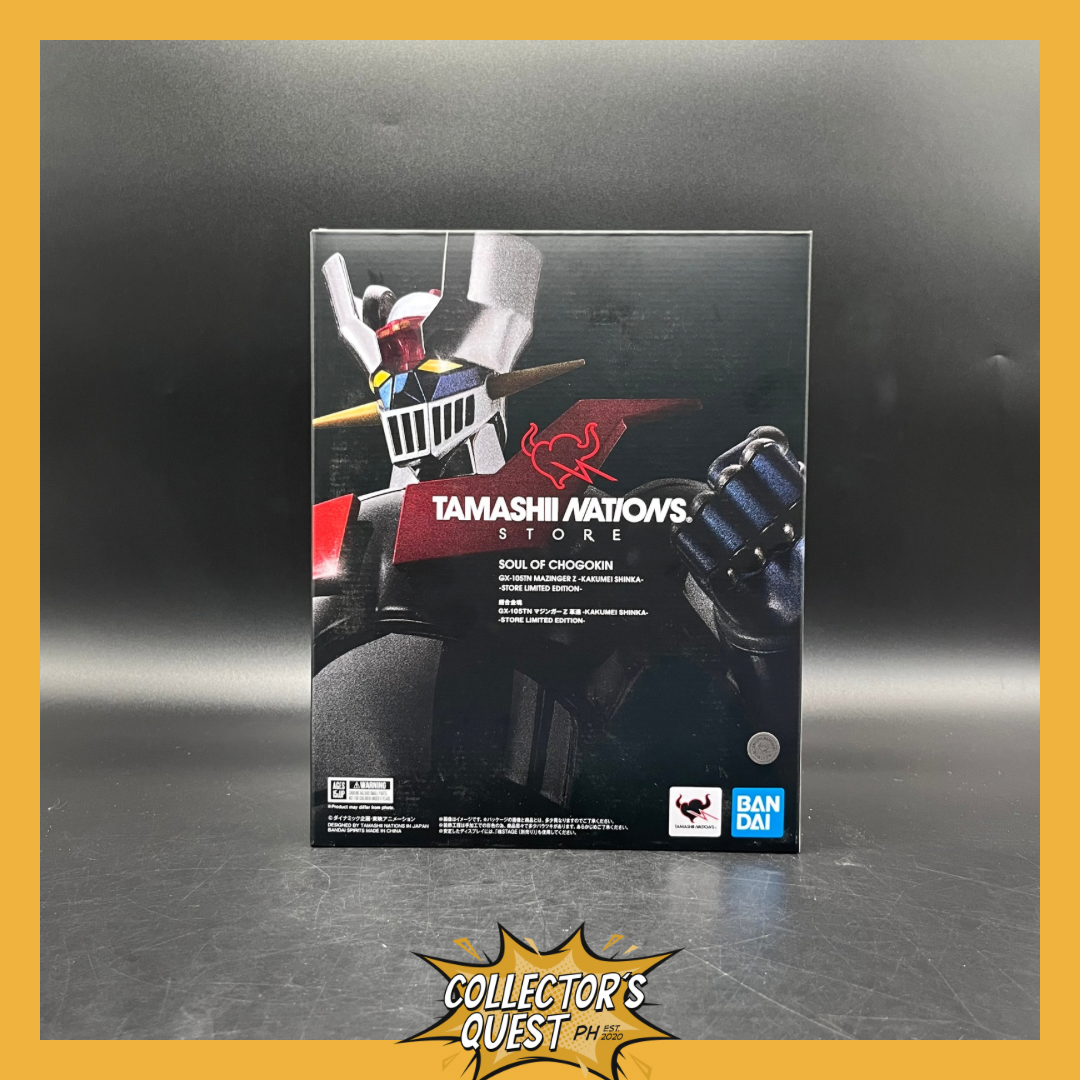 (IN STOCK) Bandai Tamashii Nations Store Exclusive Soul of Chogokin GX-105TN Mazinger Z Kakumei Shinka Limited Edition Action Figure