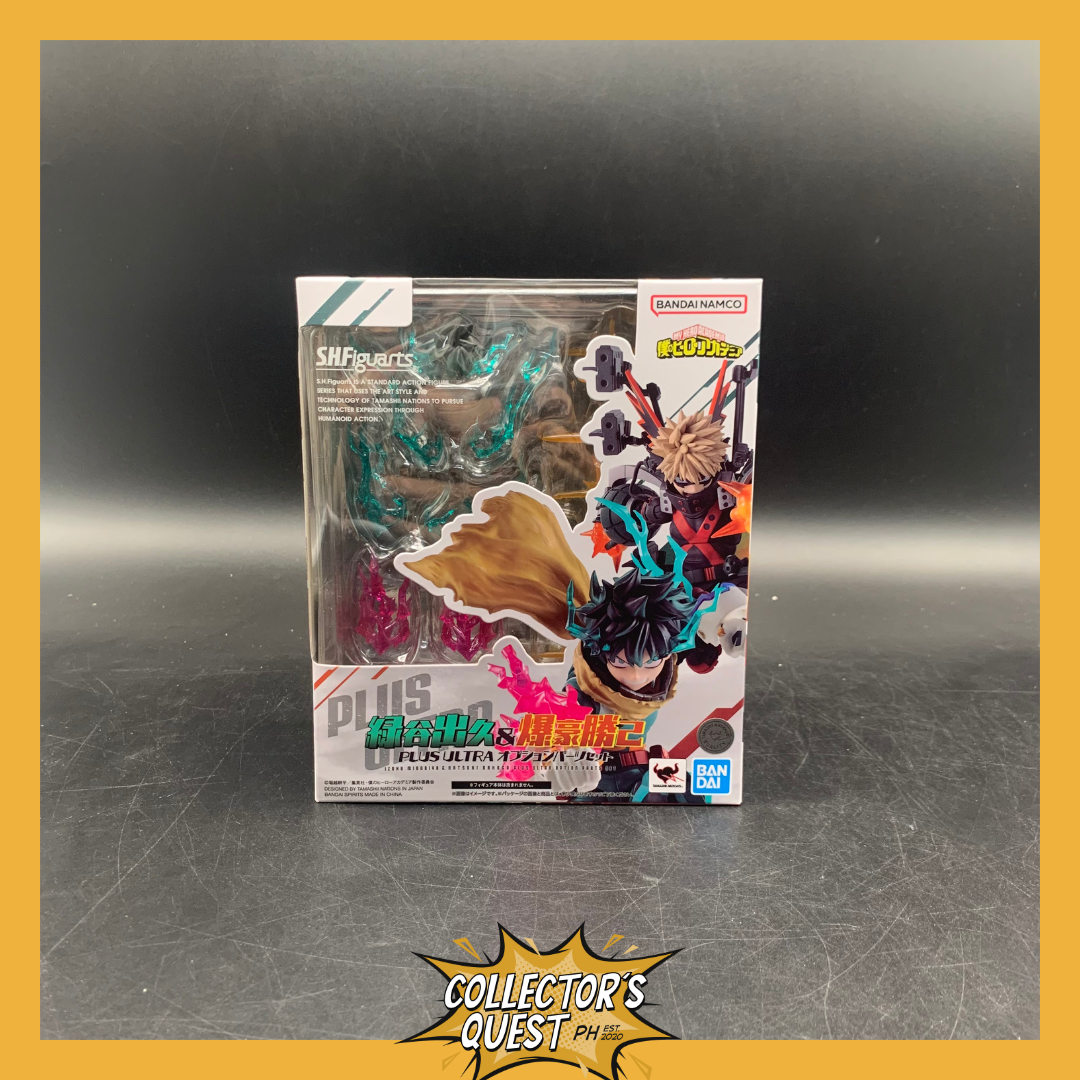 (IN STOCK) Bandai SHfFiguarts My Hero Academia Izuku Midoriya & Katsuki Bakugo Plus Ultra Option Parts Set