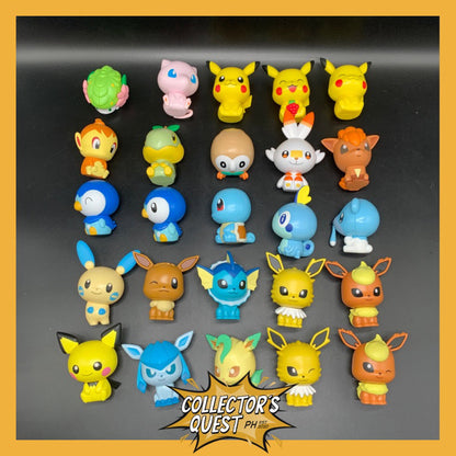 Pokemon Capchara Gachapon Eeveelutions Pikachu Eevee Vaporeon Piplup Dedenne Squirtle Jolteon etc
