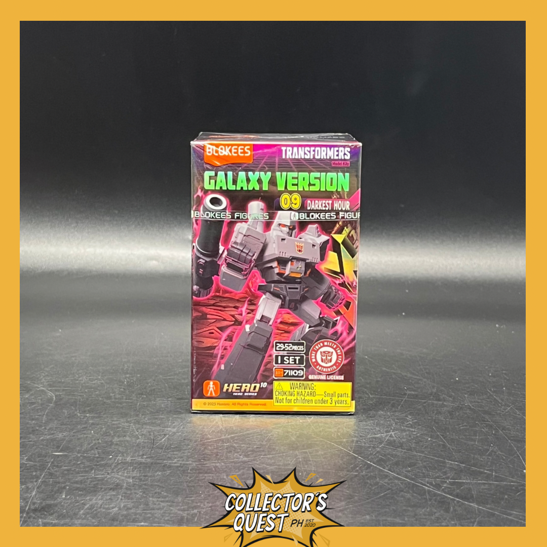 (IN STOCK) 71109 Blokees Transformers Galaxy Version 09: Darkest Hour Blind Box Collectible Toy Series