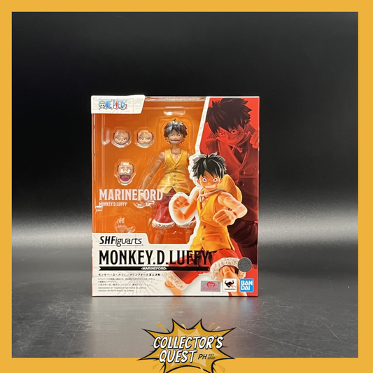 (IN STOCK) Bandai SHFiguarts One Piece Monkey D Luffy - Summit War of Marineford - Action Figure