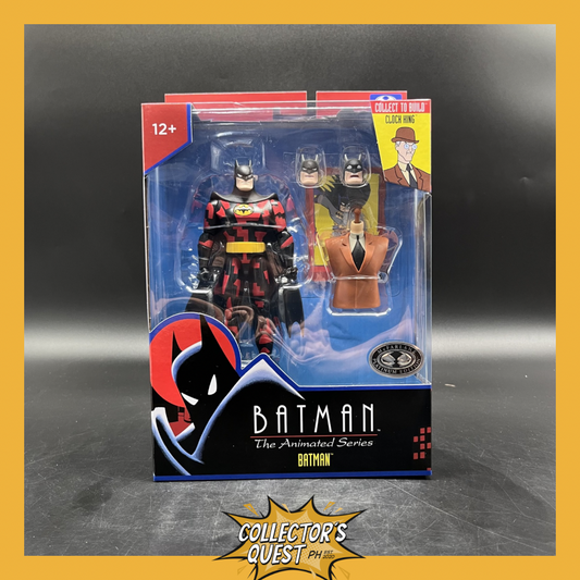 (IN STOCK) (PLATINUM) Mcfarlane Toys DC Direct Batman The Animated Series Batman Expressions Pack Action Figure