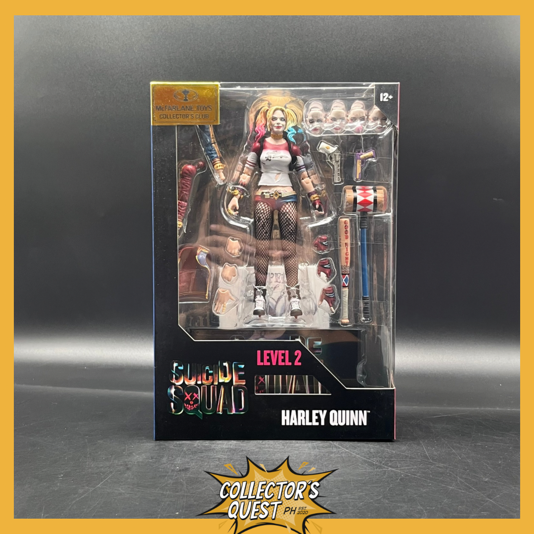 (IN STOCK) Mcfarlane Toys (LEVEL 2) Harley Quinn Action Figure with Accessories