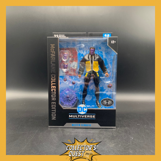 (IN STOCK) DC Mcfarlane Collectors Edition Mr. Terrific (JUSTICE SOCIETY OF AMERICA)(CHASE) Action Figure