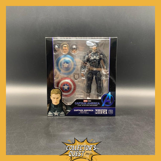 (IN STOCK) MAFEX Captain America The Winter Soldier Captain America (Stealth Suit) Action Figure