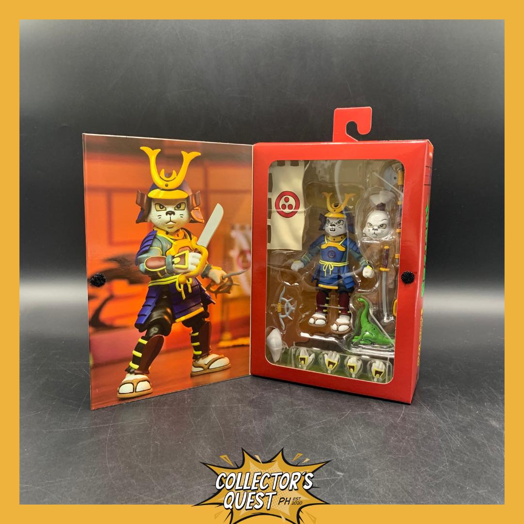 (IN STOCK) NECA TMNT Teenage Mutant Ninja Turtles (Cartoon) Ultimate Samurai Adventure Usagi Yojimbo Action Figure