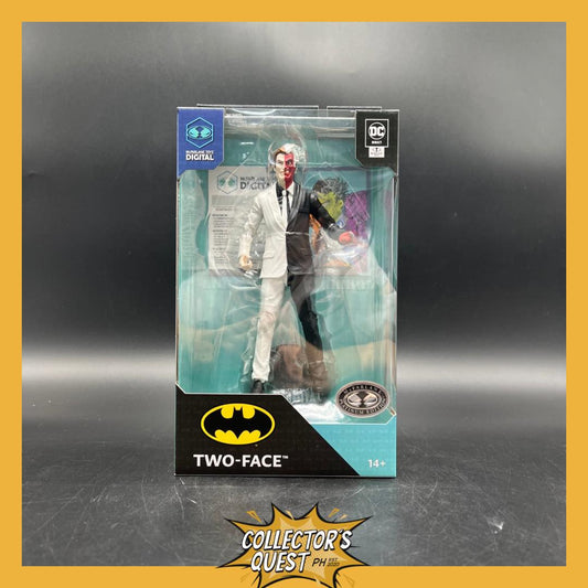 (IN STOCK) DC Mcfarlane Digital 7in WV4- Two-Face (Silver Age)(Platinum) Action Figure