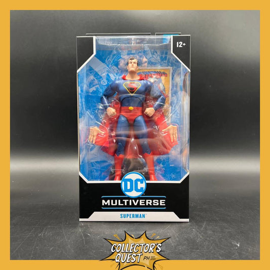 (IN STOCK) Mcfarlane DC Multiverse 7in- Superman (Classic Animation 1940) Action Figure