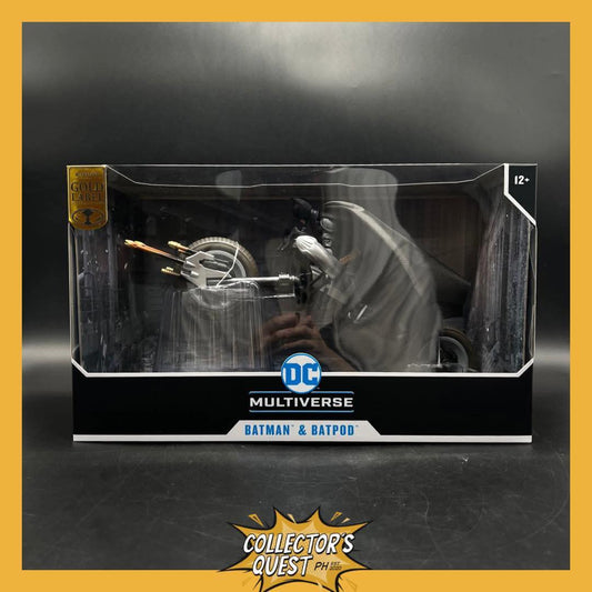 (IN STOCK) DC Multiverse Vehicles - Batpod with Batman (The Dark Knight)
