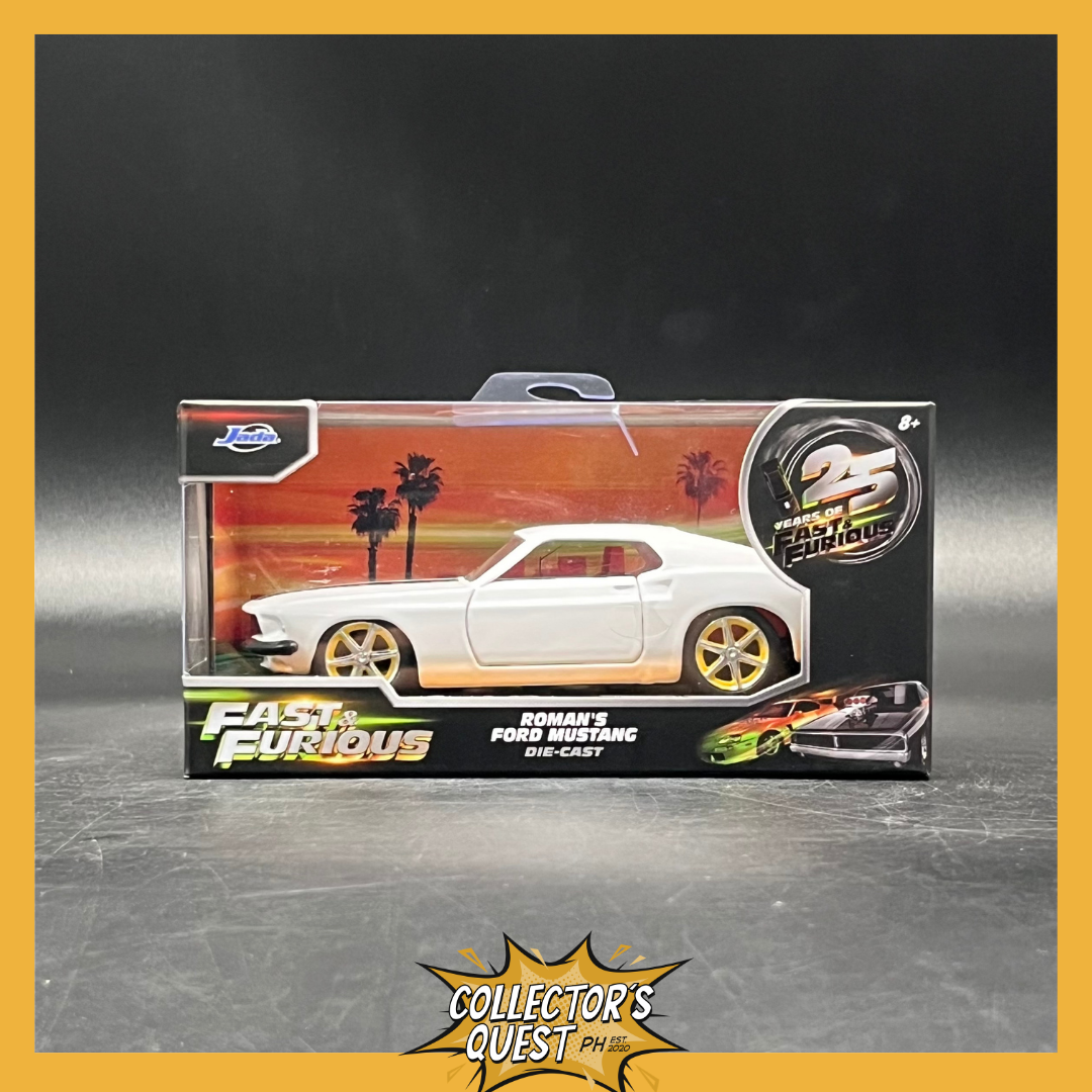 (IN STOCK) 36394 Jada Toys 1:32 Fast & Furious Roman's 1969 Ford Mustang Diecast Vehicle (25th Anniversary Release)