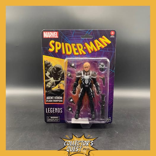 (IN STOCK) Marvel Legends Spiderman Retro Carded Agent Venom Action Figure