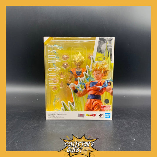 (IN STOCK) Bandai S.H.Figuarts Tamashii Nations Store Exclusive Dragon ball Z Super Saiyan 2 SON GOKU Action Figure