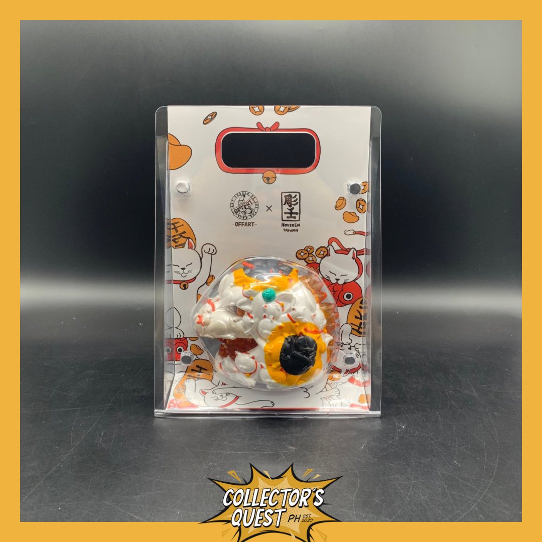 (IN STOCK) OFFART x Arren Hundred Cats Red Lotus Blessing Mini Version (White)