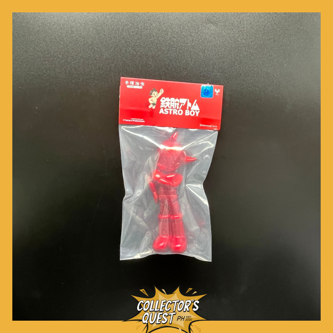 (IN STOCK) 0396 Hung Hing Toys Astro Boy Confidence Red Vinyl Figure