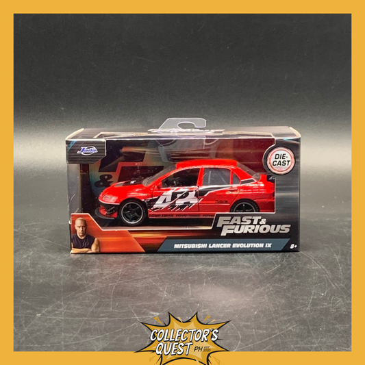 (IN STOCK) Jada Toys 1:32 Fast & Furious Mitsubishi Lancer Evolution IX Diecast Vehicle