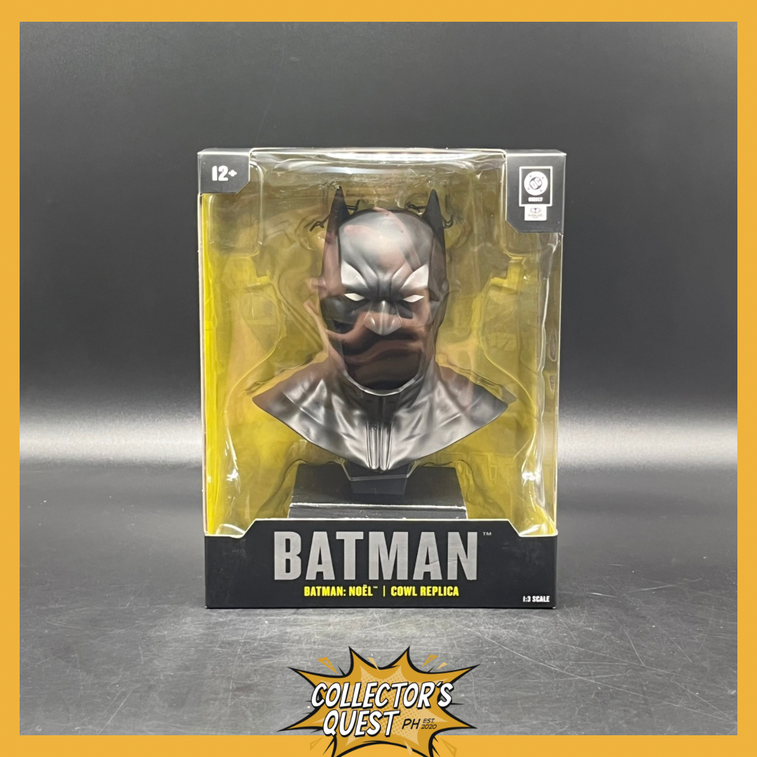 (IN STOCK) Mcfarlane DC Direct 1/3 Scale Batman (Batman: Noel) Cowl Replica