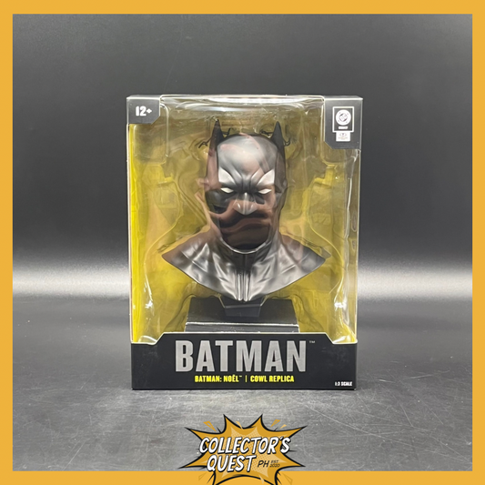 (IN STOCK) Mcfarlane DC Direct 1/3 Scale Batman (Batman: Noel) Cowl Replica
