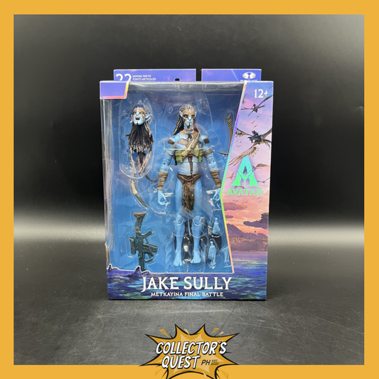 (IN STOCK) McFarlane Toys  Avatar : Fire and Ash Jake Sully (Metkayina Final Battle) Action Figure