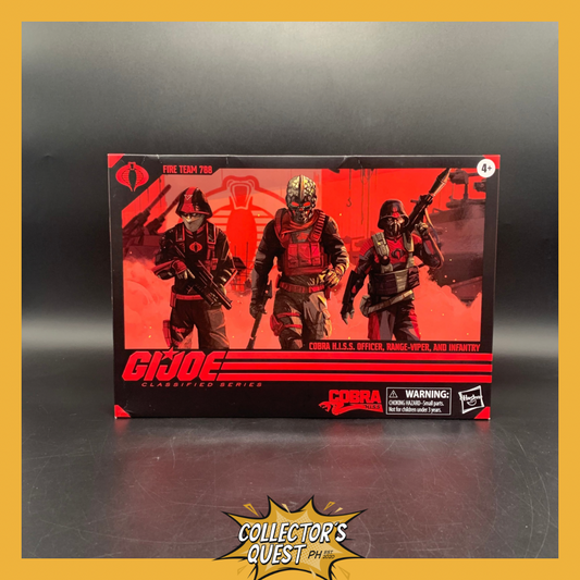 (IN STOCK) GI.JOE Classified Series Fire Team 788 Cobra H.I.S.S Officer,Range-Viper, and Infantry