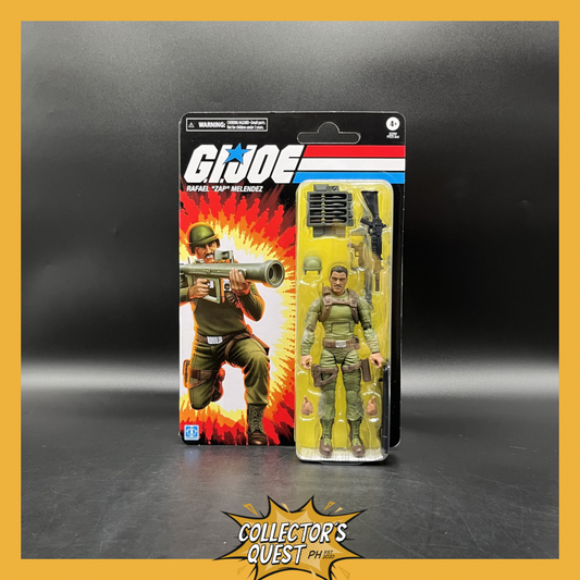 (IN STOCK) G.I. Joe Classified Series Retro Cardback Rafael “Zap” Melendez Action Figure