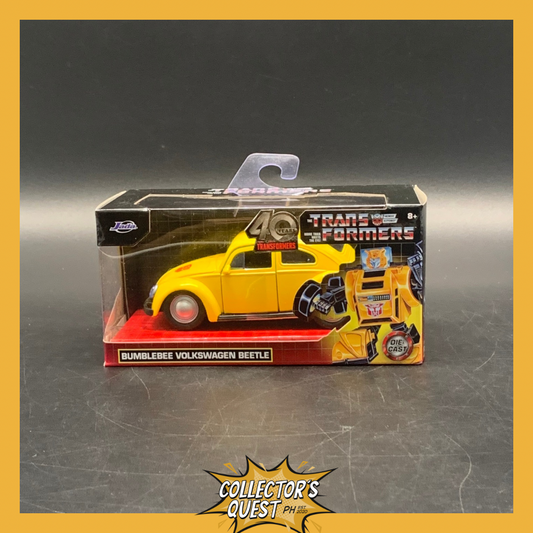 (IN STOCK) Jada Toys 1:32 Scale Hollywood Rides Transformers G1 Bumblebee Volkswagen Diecast Vehicle