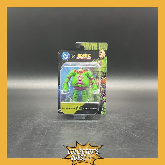 (IN STOCK) Jakks Pacific Sonic the Hedgehog x DC Comics Dr. Eggman as Lex Luthor 2.5 Inch Action Figure