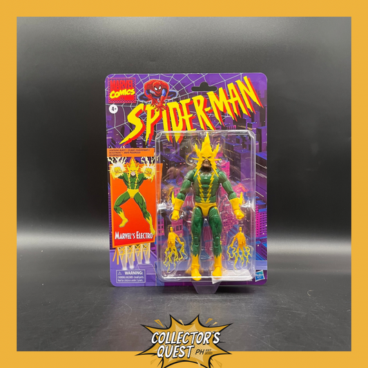 (IN STOCK) Marvel Legends Retro Carded Electro Action Figure