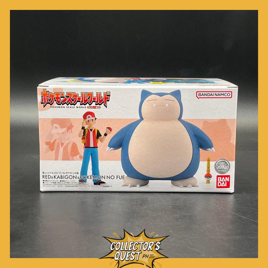 (IN STOCk) Pokemon Scale World Kanto Red & Snorlax & Pokemon Flute Figure