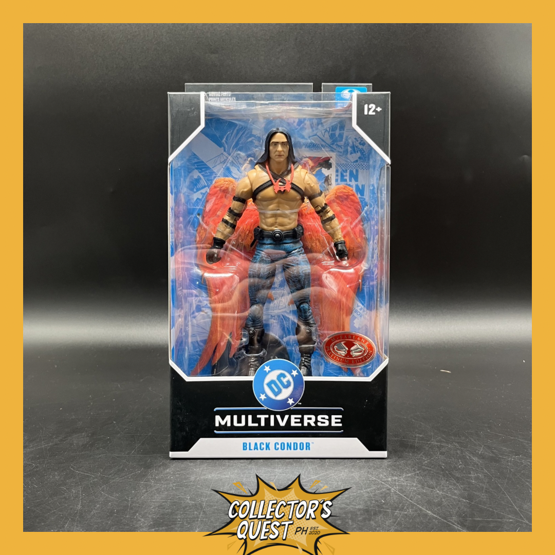 (IN STOCK) Mcfarlane DC MULTIVERSE 7IN - Black Condor (DC Classic) (Chase) Action Figure