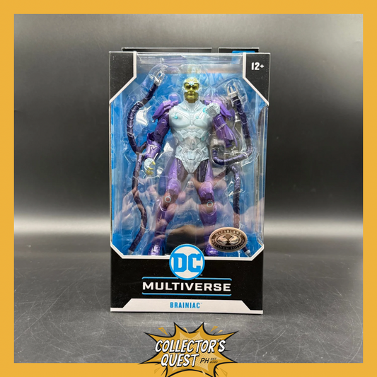 (IN STOCK) DC Mcfarlane Injustice 2 Braniac Platinum Action Figure