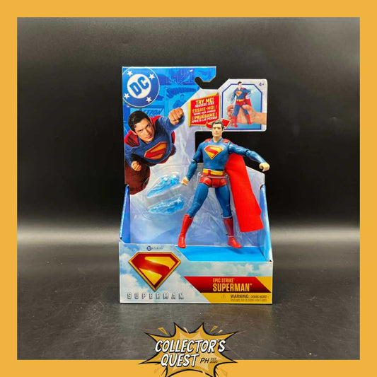 (IN STOCK) DC Comics 6in Superman Epic Strike Action Figure