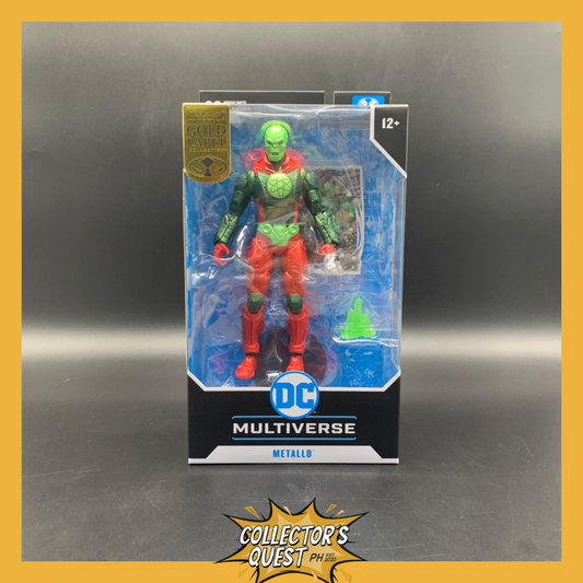 (IN STOCK) Mcfarlane DC Multiverse Metallo (Gold Label) Action Figure