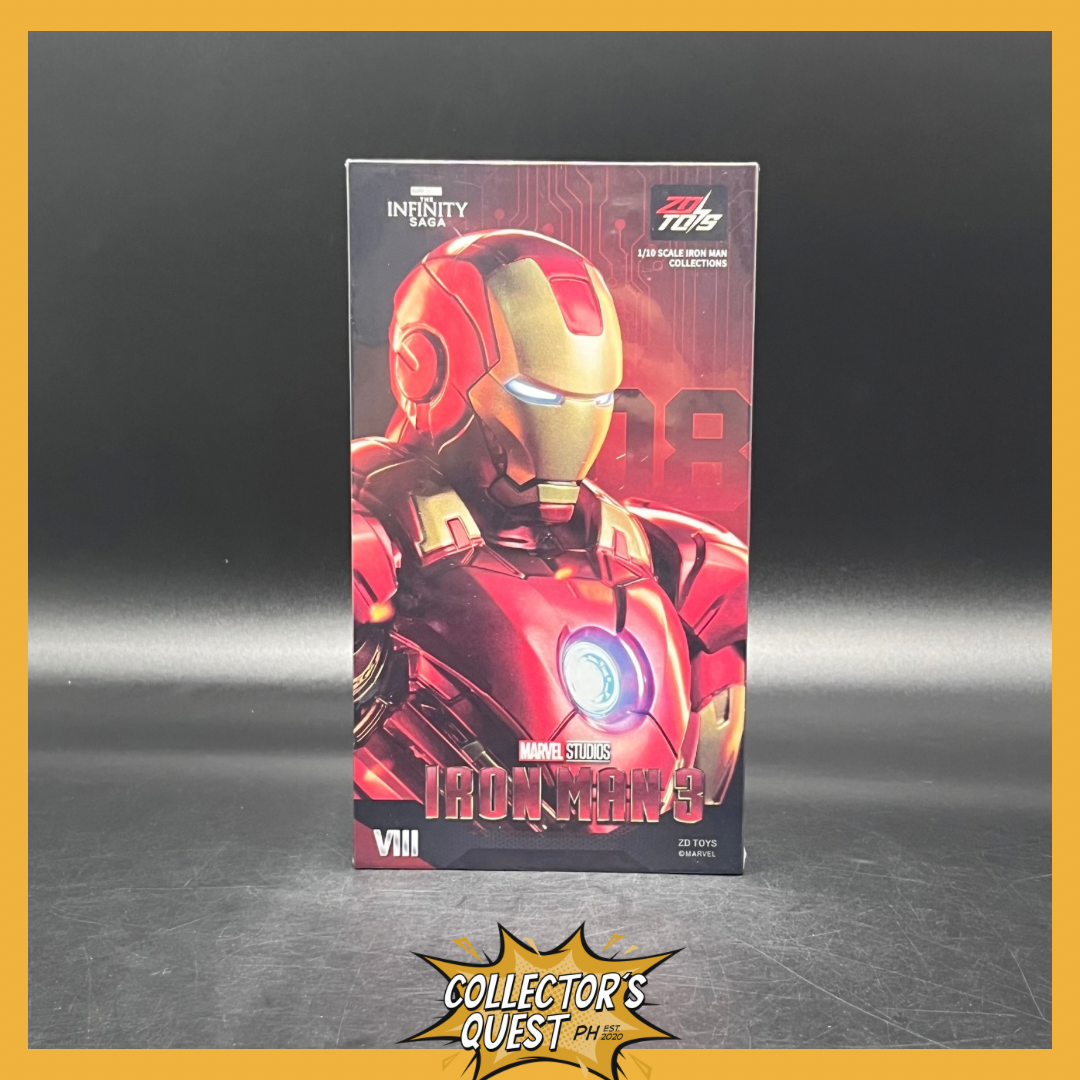 (IN STOCK) ZD Toys Marvel Iron Man Mark 8 1/10 Action Figure