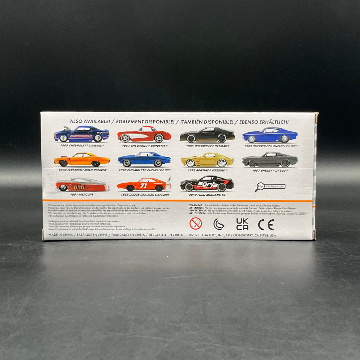(IN STOCK) 36453 Jada Toys 1:24 Bigtime Muscle 1970 Plymouth Road Runner Diecast Vehicle