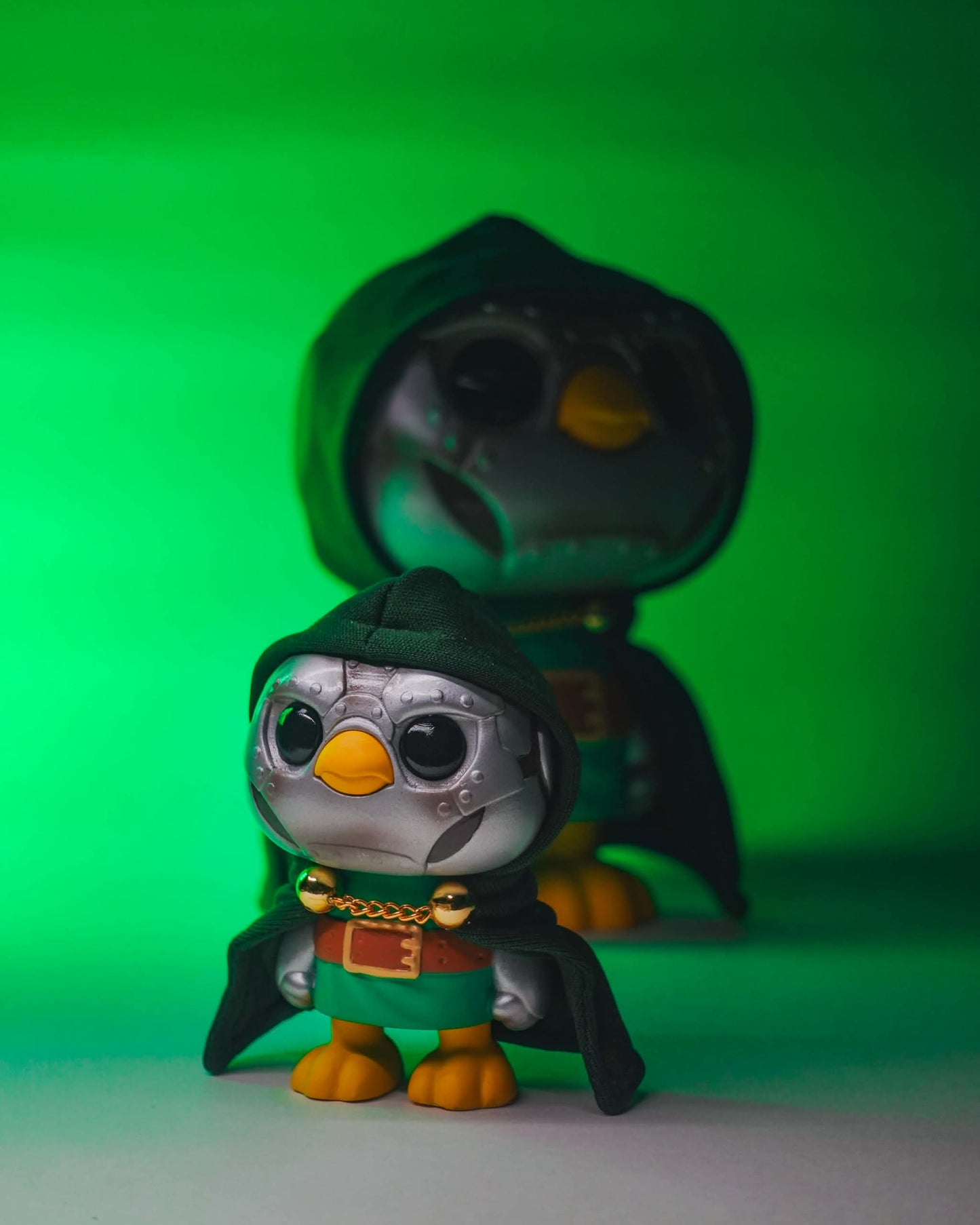 (IN STOCK) 3-INCH Creon Chkn x Collector’s Quest HATCH Chkn Von Doom Figure
