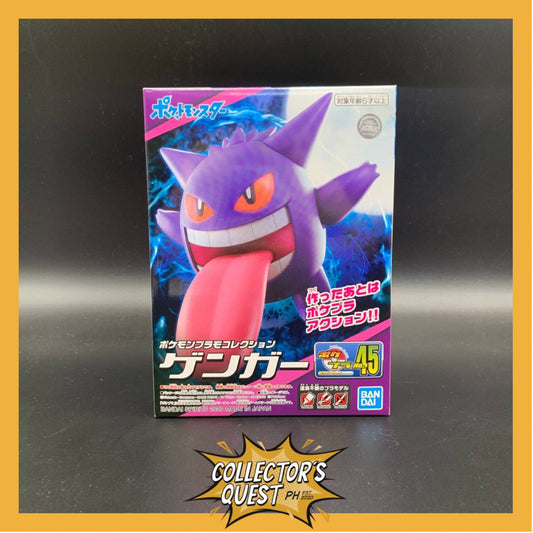 (IN STOCK) Pokemon Plamo 45 Select Series Gengar Set Model Kit